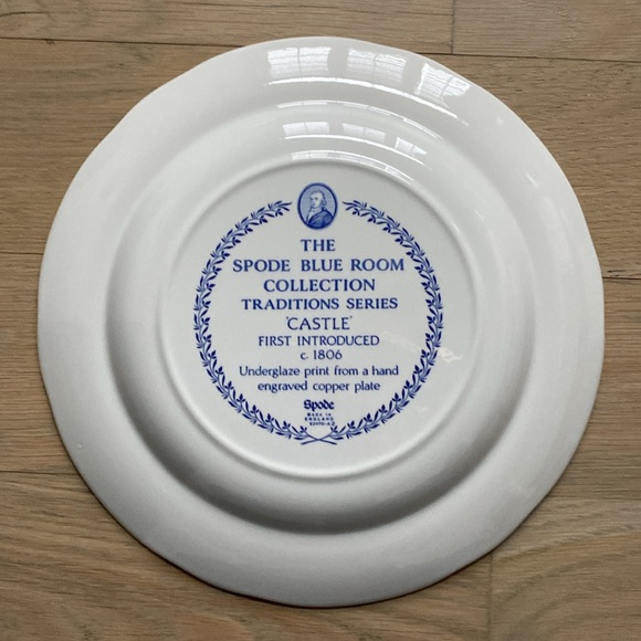 Spode Blue Room Castle Dinner Plate - Picture 2 of 2